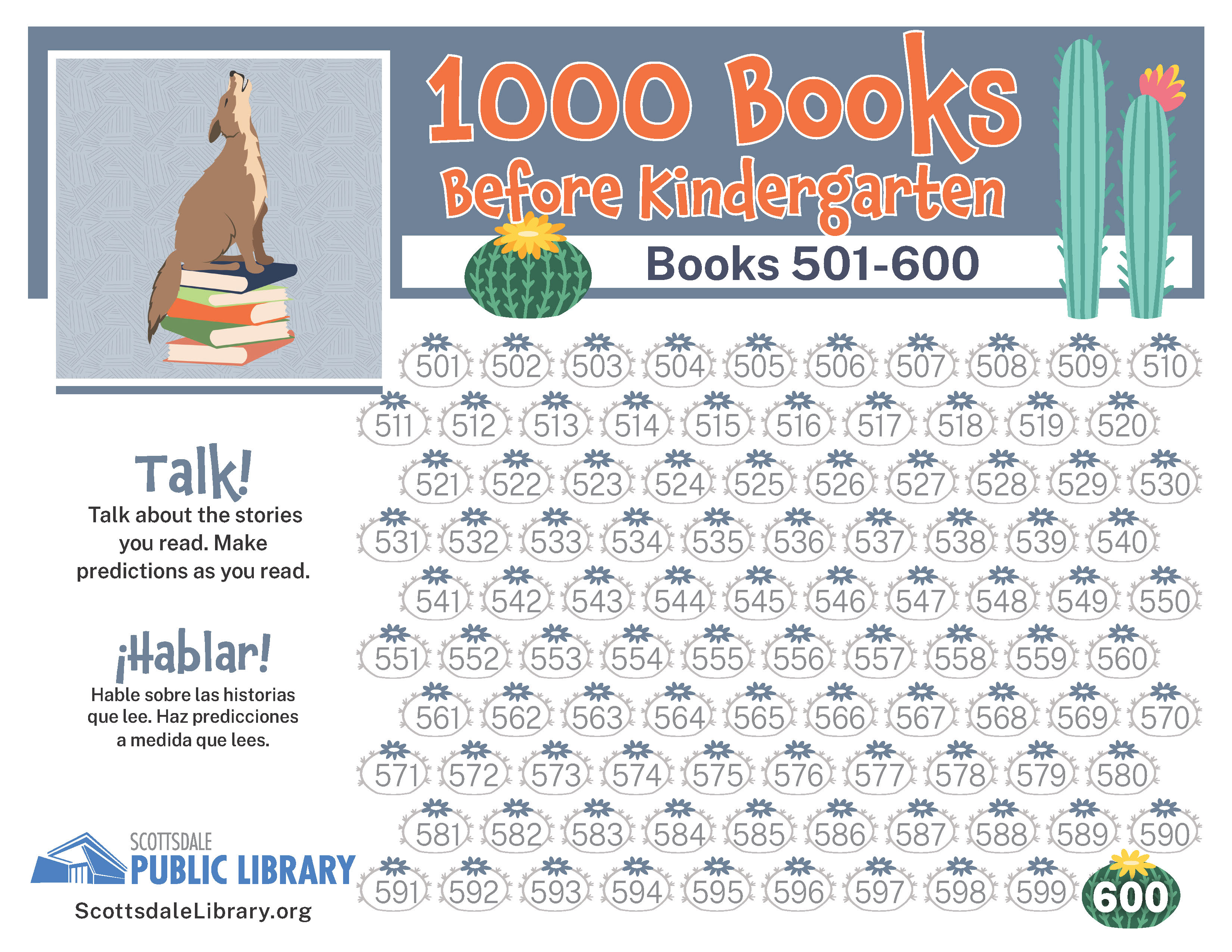 Scottsdale Public Library - 1,000 Books Before Kindergarten